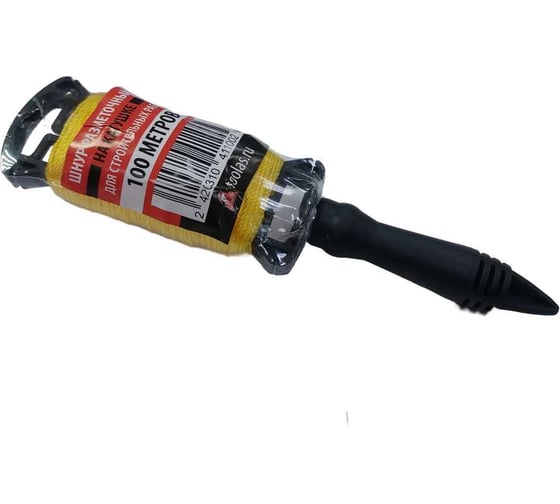 Изображение товара Шнур разметочный TOOLAS нейлоновый на катушке 100 м (желтый) 00006589