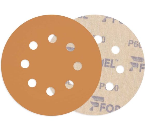 Изображение товара Диск DIAMOND PLUS 125 мм, 8 отверстий, P 600, 100 шт Formel 23551023600