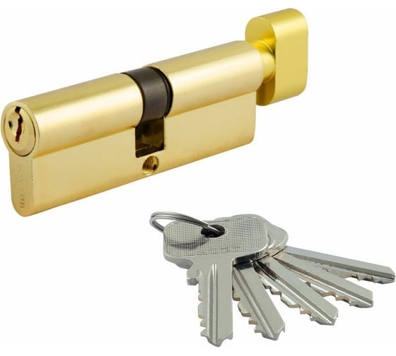 Изображение товара Цилиндровый механизм НОРА-М ЕСО Z ЛВ-80 40-40 латунь Х 15419