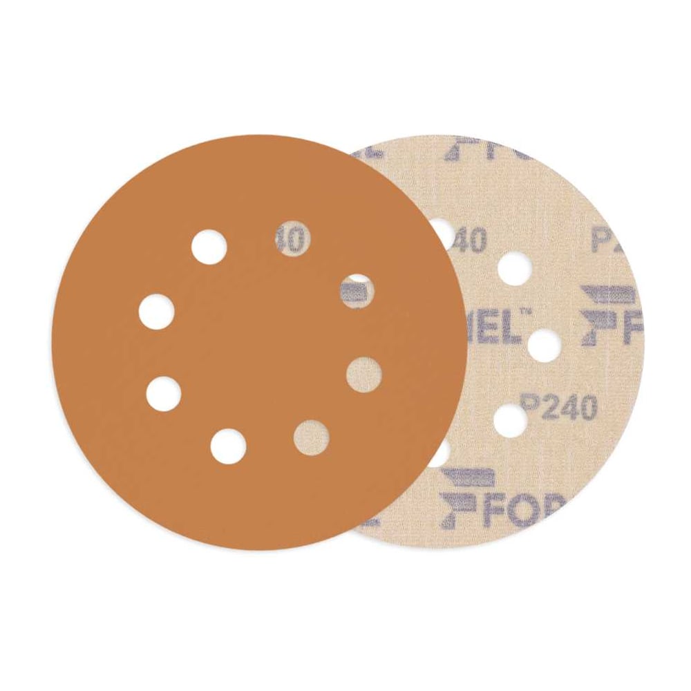 Изображение товара Диск шлифовальный DIAMOND PLUS 125 мм 8 отверстий P 240 100 шт