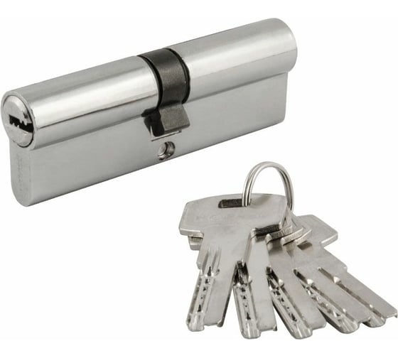 Изображение товара Цилиндровый механизм НОРА-М ЕСО Z ЛП-90 45-45 хром Х 15548