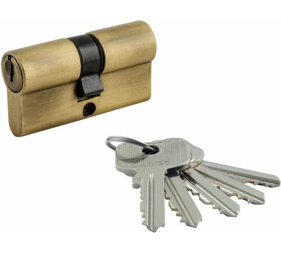 Изображение товара Цилиндровый механизм НОРА-М ЕСО Z Л-60 30-30 старая бронза Х 15543