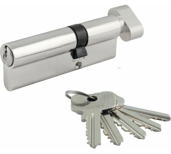 Изображение товара Цилиндровый механизм НОРА-М ЕСО Z ЛВ-90 55-35 хром Х 15547