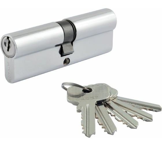 Изображение товара Цилиндровый механизм НОРА-М ЕСО Z Л-90 45-45 хром Х 15421