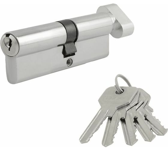 Изображение товара Цилиндровый механизм НОРА-М ЕСО Z ЛВ-70 40-30 хром 16579