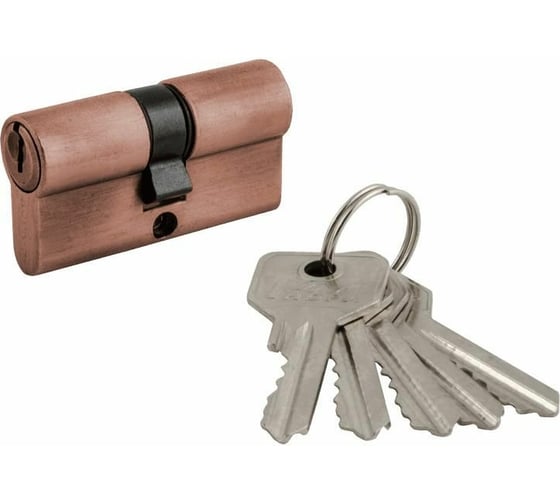 Изображение товара Цилиндровый механизм НОРА-М ЕСО Z Л-60 30-30 старая медь 16552