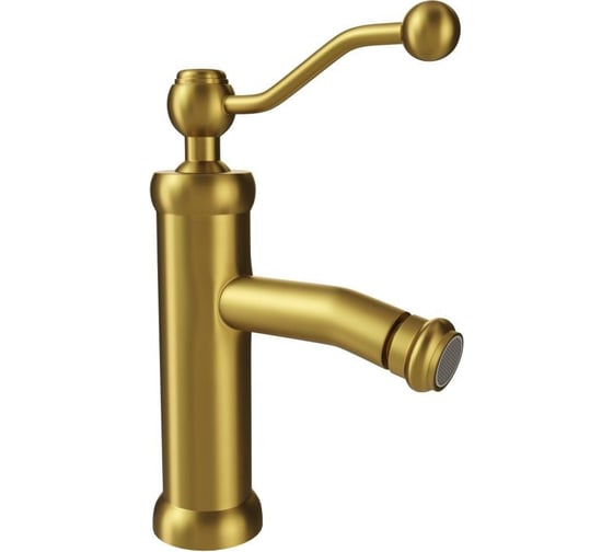 Изображение товара Смеситель для биде Paini Duomo без донного клапана, матовое золото, покрытие PVD 60964