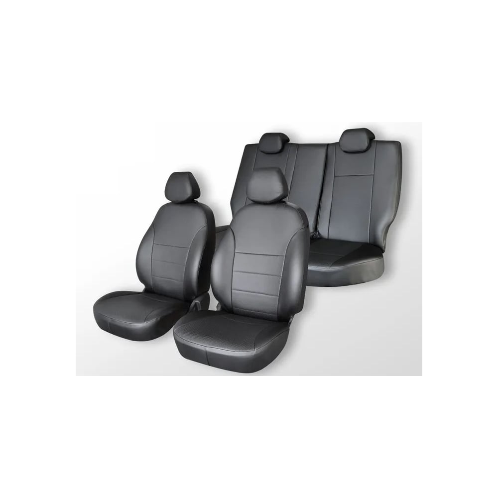 Изображение товара Чехлы на сиденья DEFLY для Toyota Gaia XM10 1998-2004 эко-кожа черные