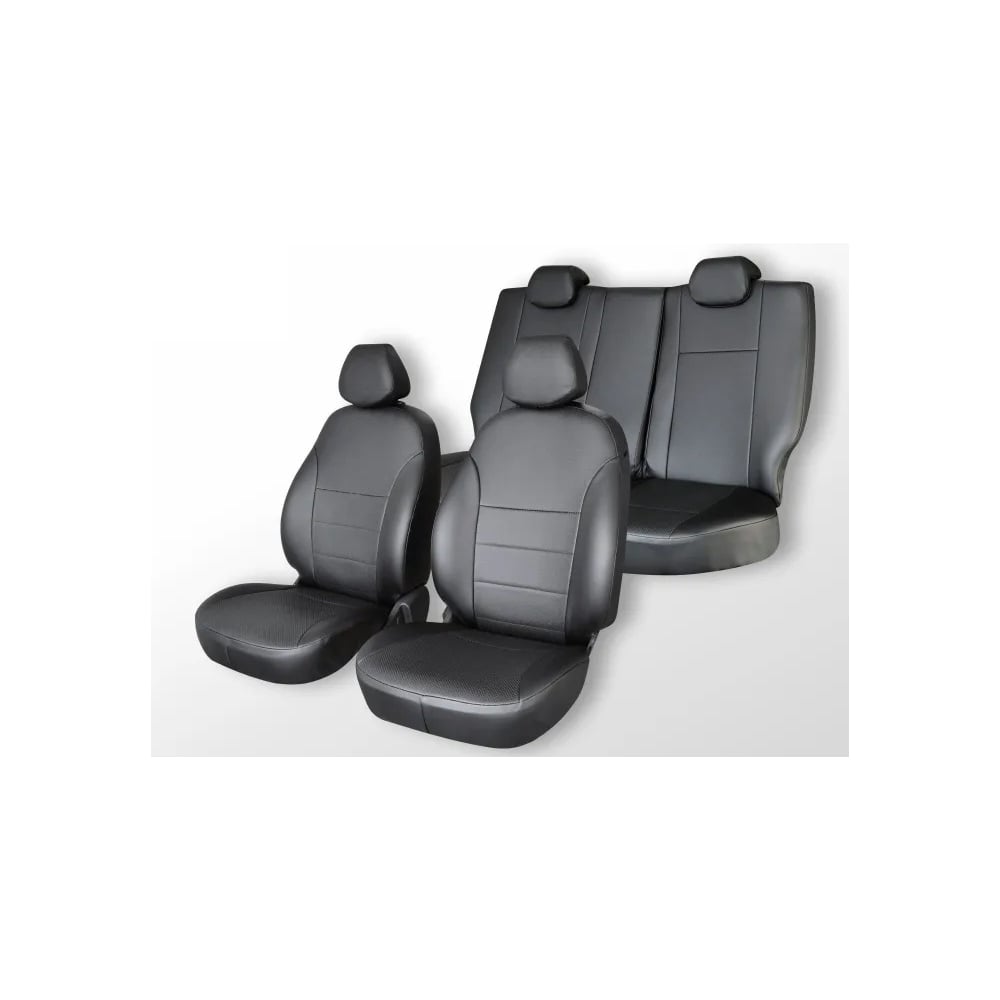 Изображение товара Чехлы на сиденья DEFLY для Nissan Qashqai 2006-2013 экокожа черные