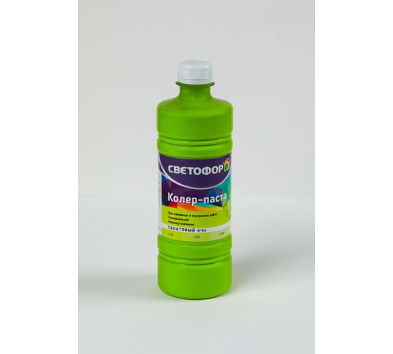 Изображение товара Колер-паста Светофор №64 салатовый 0.45л ЗОР00007039