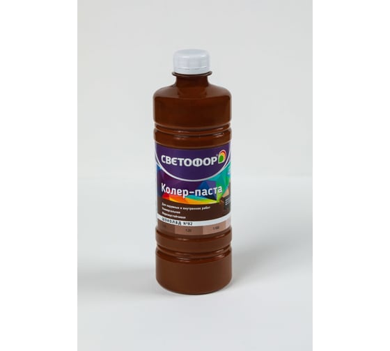 Изображение товара Колер-паста Светофор №82 шоколад 0.45л ЗОР00007007