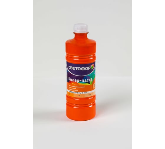 Изображение товара Колер-паста Светофор №34 апельсин 0.45л ЗОР00007017