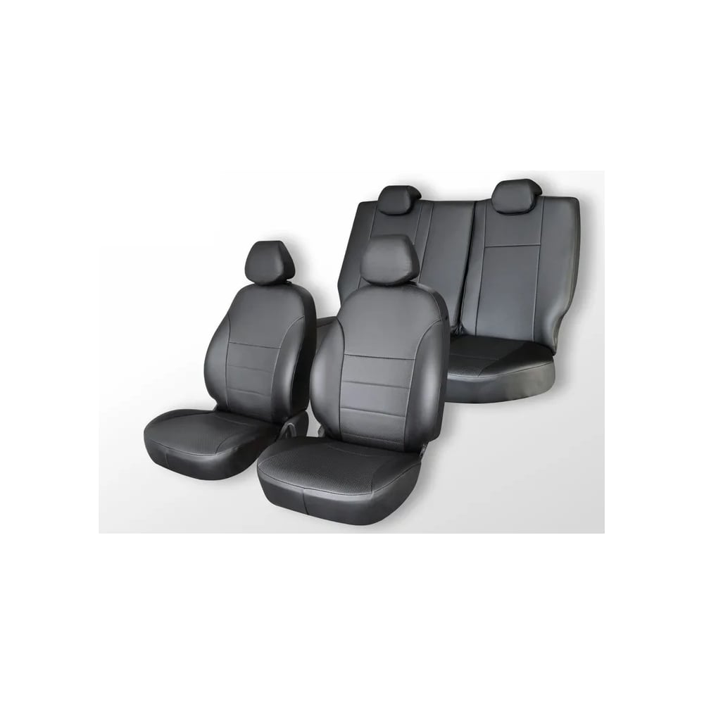 Изображение товара Чехлы на сиденья DEFLY для Honda Insight 2009-2014 экокожа черная