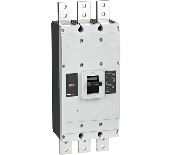 Изображение товара Силовой автоматический выключатель DEKraft 3P 800А 85кА ВА-307 22768DEK