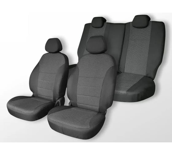 Изображение товара Чехлы на сиденья DEFLY Toyota Corolla Fielder (E160), 2012-н.в., жаккард Ty51-2