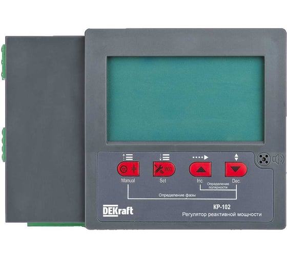Изображение товара Регулятор реактивной мощности DEKraft 400В, 12 ступеней КР-102 50517DEK