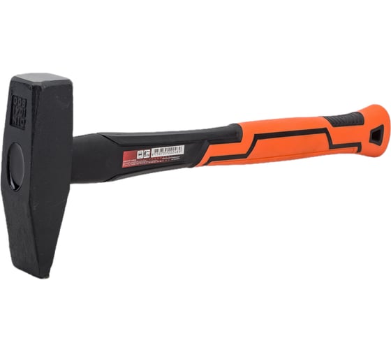 Изображение товара Молоток SKRAB 800г с фибергласовой ручкой оранжевая 20248