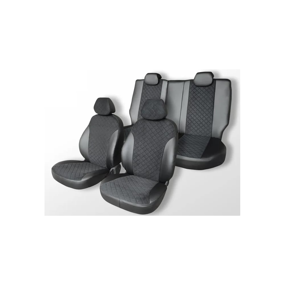 Изображение товара Чехлы на сиденья DEFLY для Toyota Corolla E150 2006-2013 черные