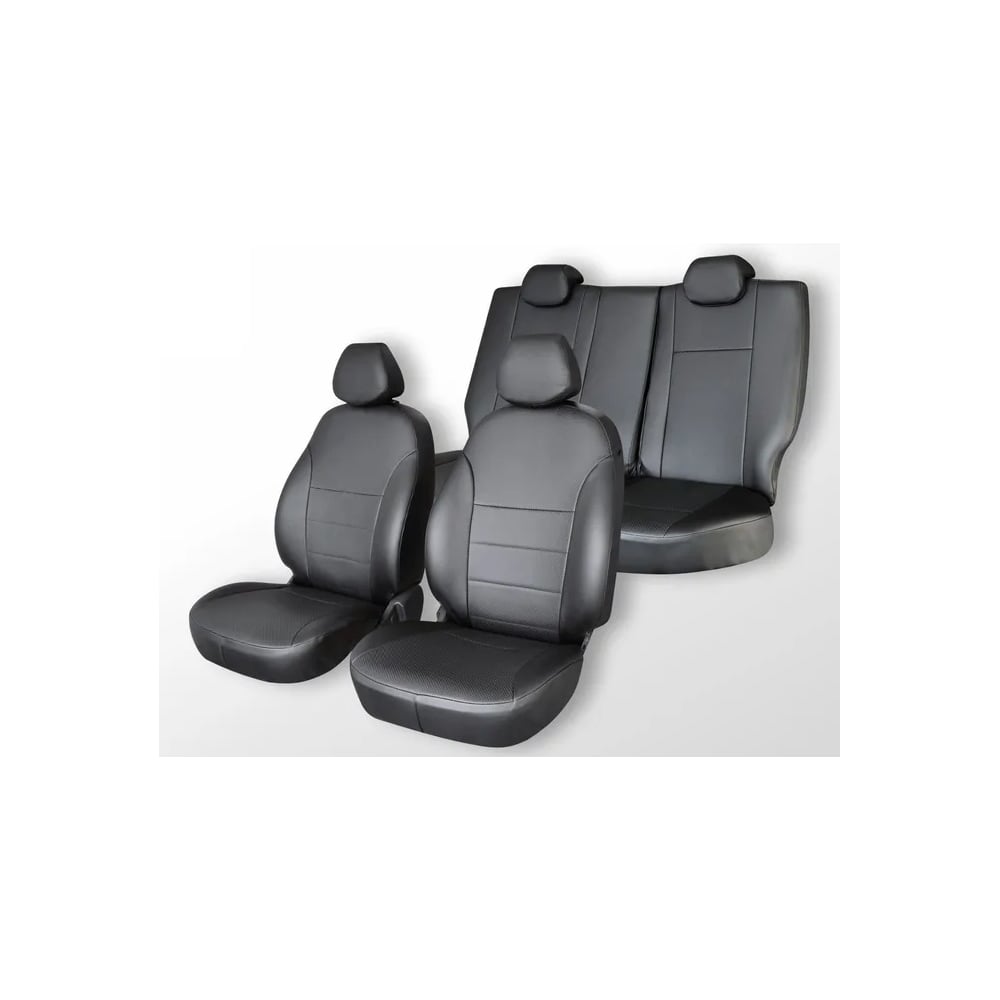 Изображение товара Чехлы на сиденья DEFLY Lexus GX470 2002-2009 экокожа черные Lx6-5-2K