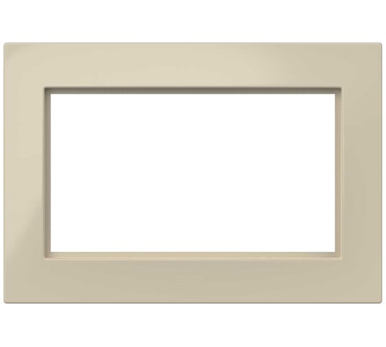 Изображение товара Рамка для 2-ой розетки с заземлением ELBI Vega Кремовый 510-010300-907
