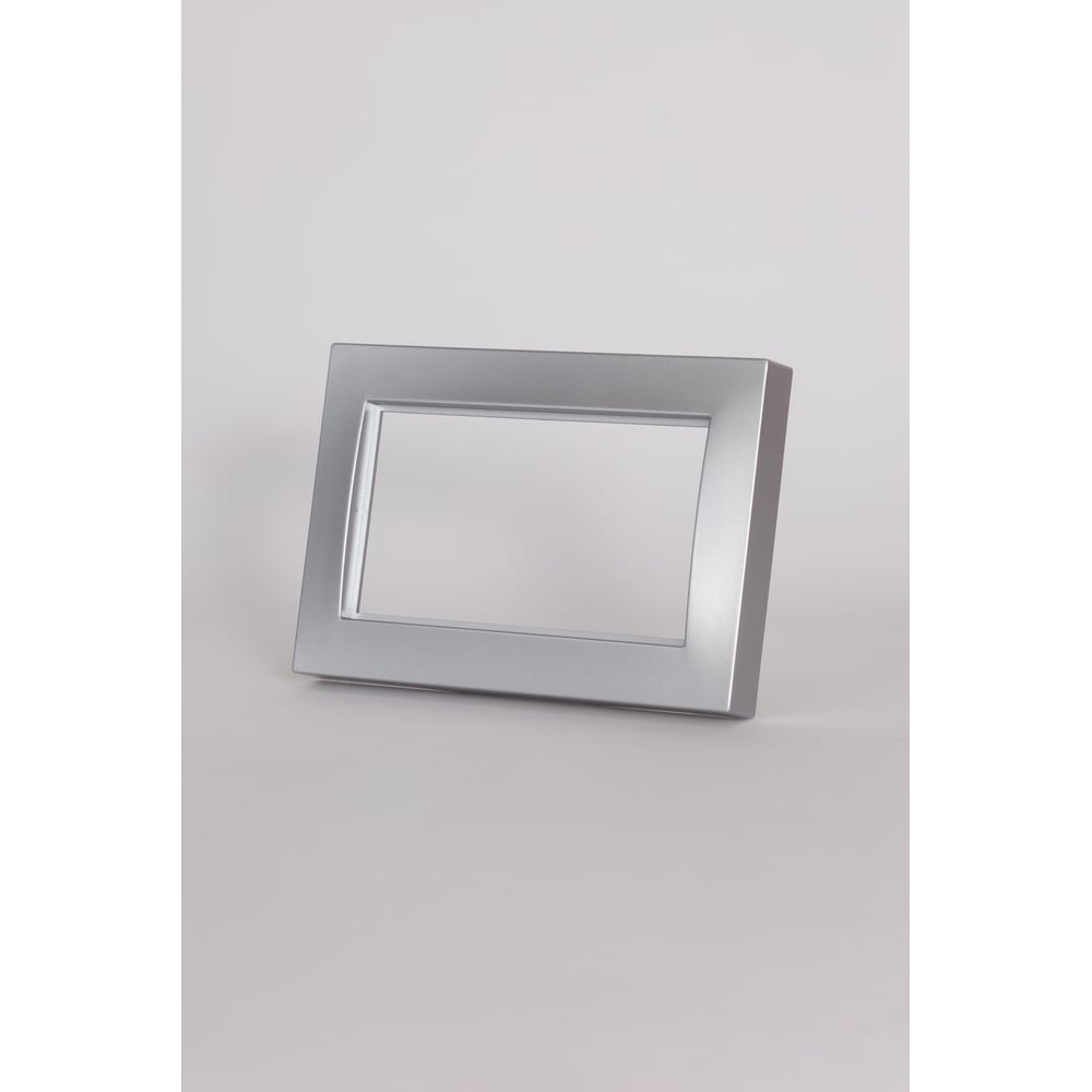 Изображение товара Рамка для 2-ой розетки ELBI Vega Серый Металлик