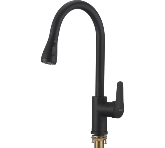 Изображение товара Смеситель для кухонной мойки Savol чёрный S-002801H 23128