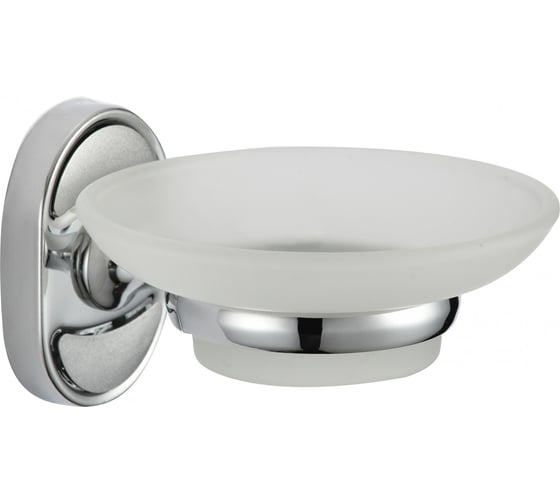 Изображение товара Стеклянная мыльница с держателем Savol хром S-007059 23204
