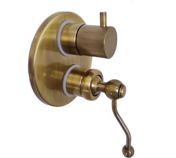 Изображение товара Встраиваемый смеситель для ванны и душа Paini Duomo, бронза 16917