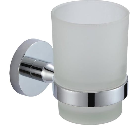 Изображение товара Стеклянный стакан с держателем Savol хром S-008758 23269