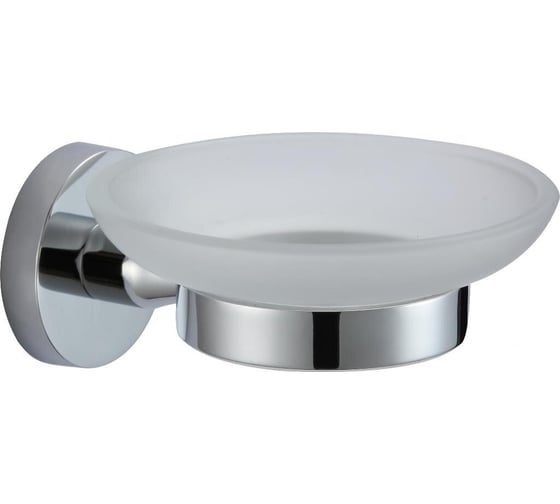 Изображение товара Стеклянная мыльница с держателем Savol хром S-008759 23265