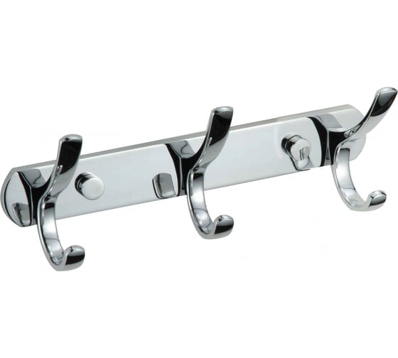 Изображение товара Планка с 3 крючками Savol хром S-004253 23262