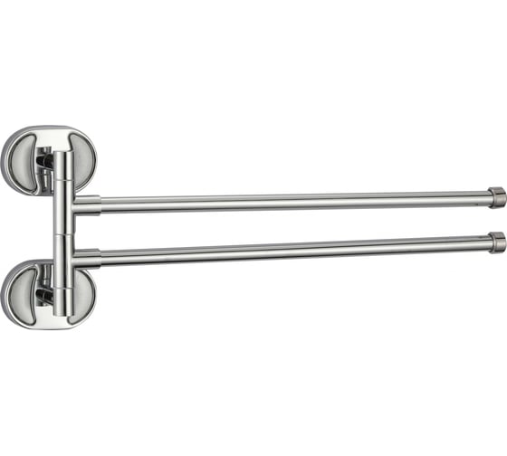 Изображение товара Поворотный держатель для полотенец Savol двойной, хром S-008602 23242