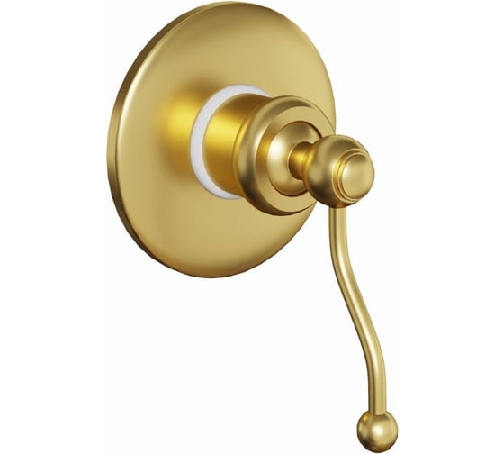 Изображение товара Встраиваемый смеситель для душа Paini Duomo, матовое золото, покрытие PVD 50212