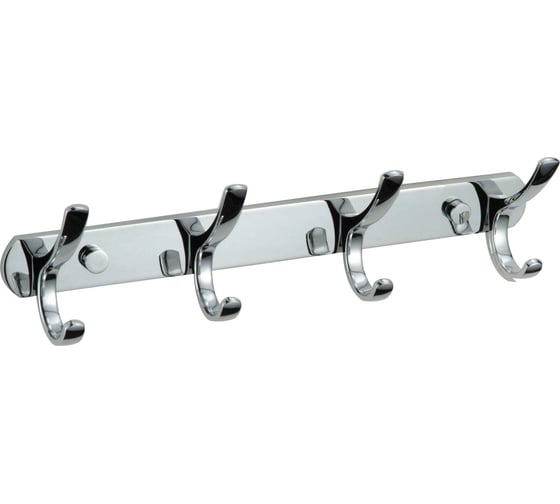 Изображение товара Планка с 4 крючками Savol хром S-004254 23258