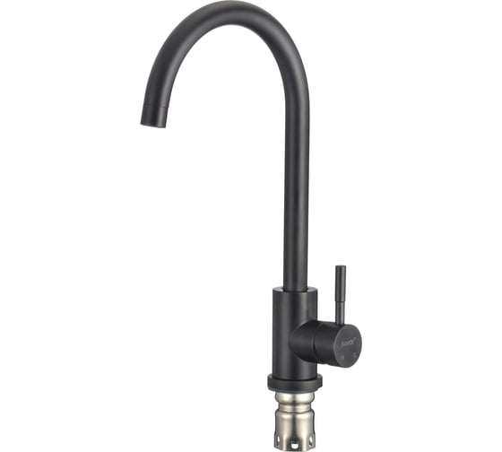 Изображение товара Смеситель для кухонной мойки Savol черный S-SUS3002H 23283