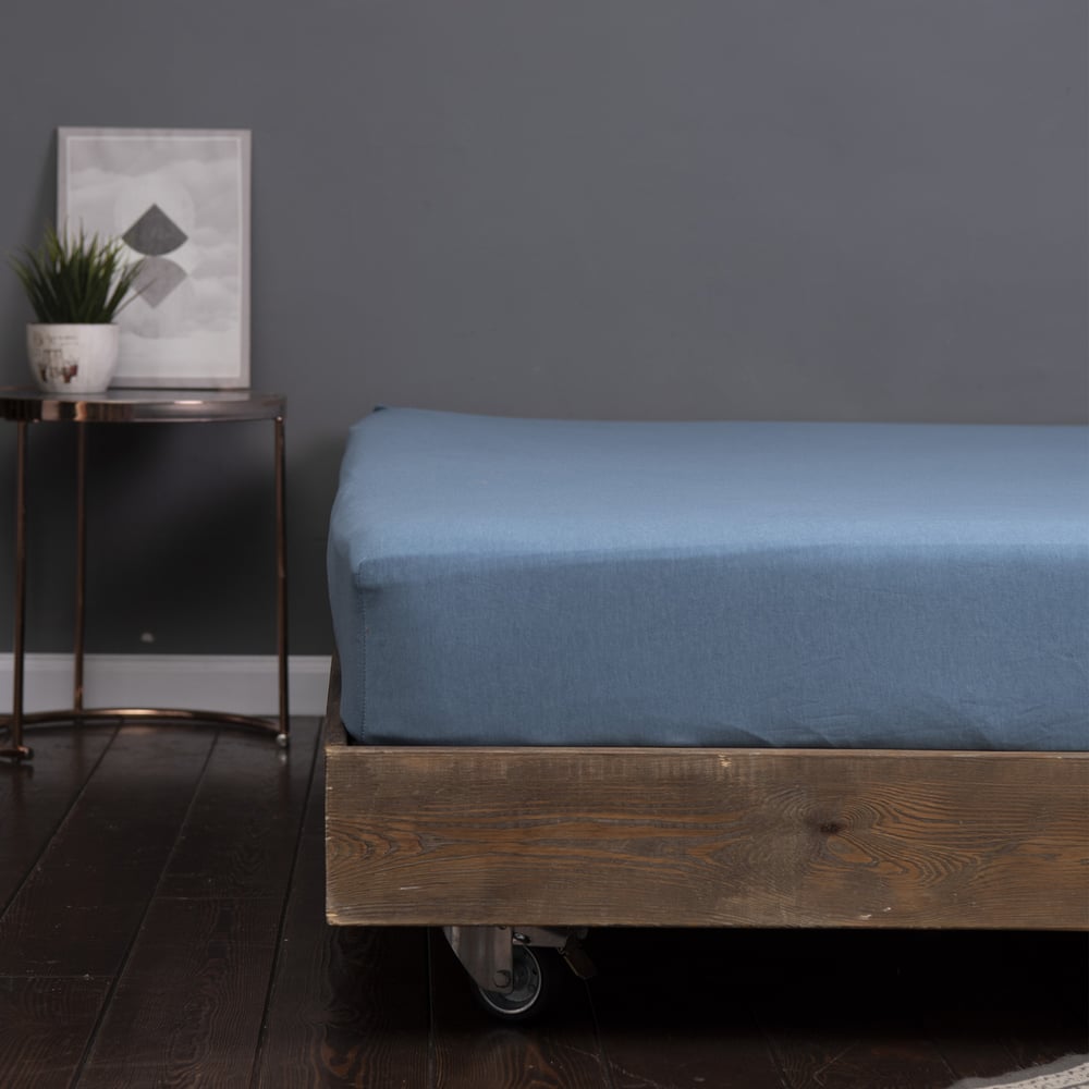 Изображение товара Простыня на резинке KUPU-KUPU VIOLETT 140х200 см, трикотаж