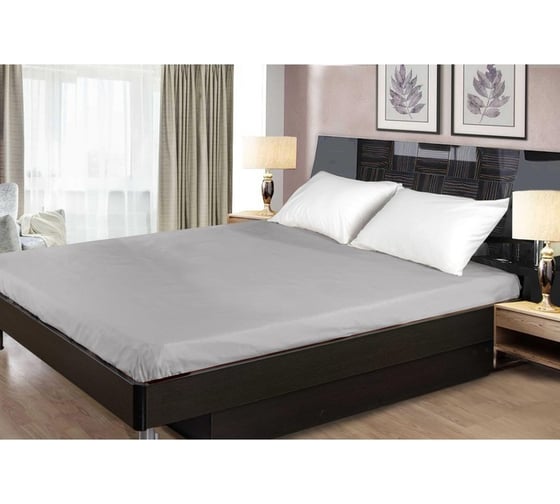 Изображение товара Простыня Primavelle 220x240 см, сатин, серо-бежевый 114911503-сг2/10