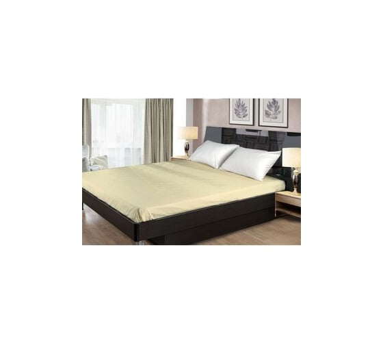 Изображение товара Простыня Primavelle 240x260 см, сатин, светло-бежевый 114311537-cr12