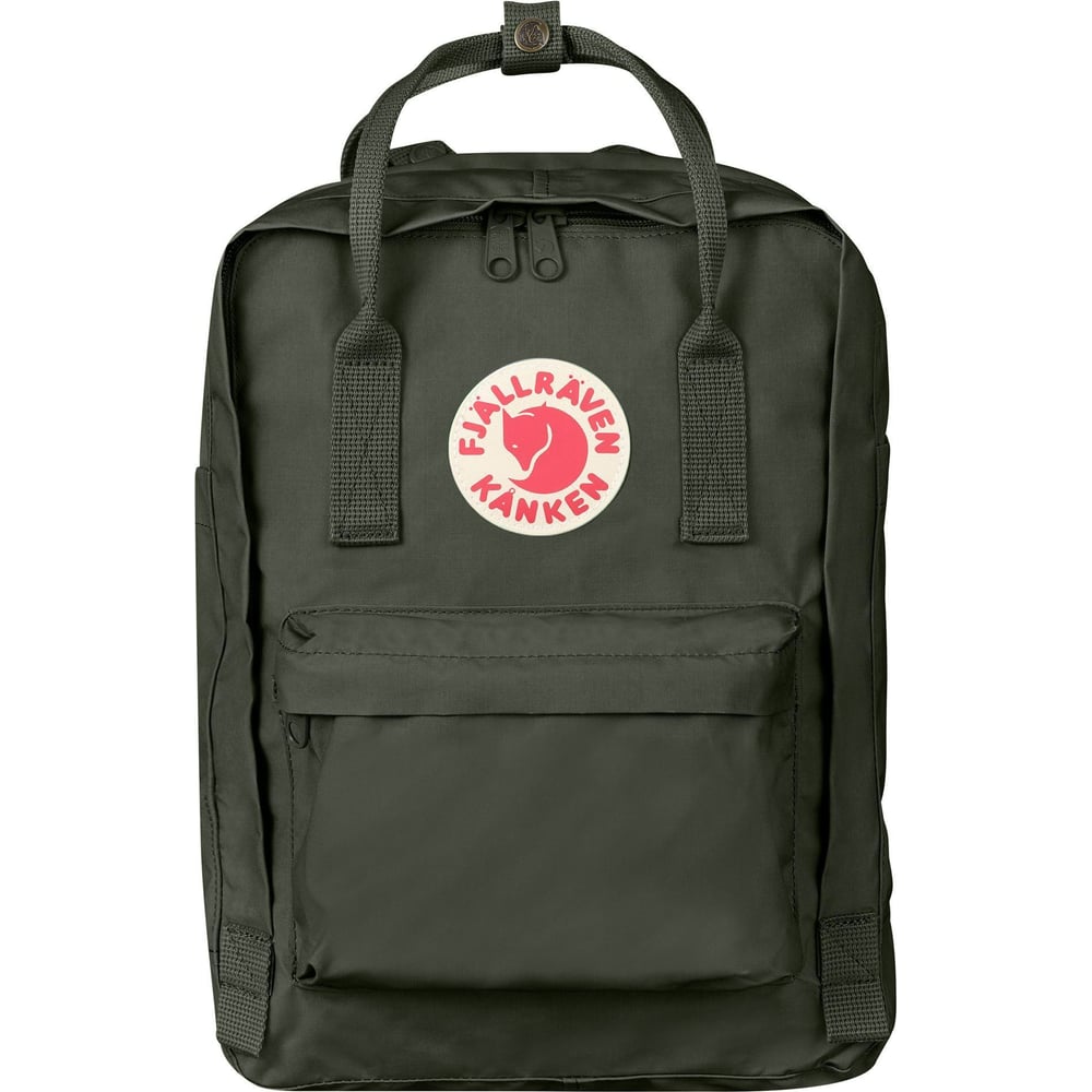 фото Рюкзак fjallraven kanken laptop 13", темно-зеленый, 25х16х35 см, 13 л f27171-662