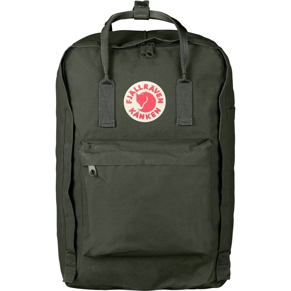 фото Рюкзак fjallraven kanken laptop 17", темно-зеленый, 30х18х42 см, 20 л f27173-662