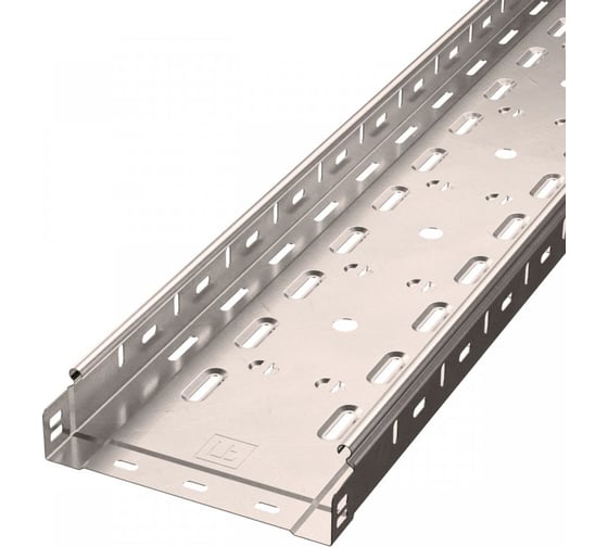 Изображение товара Лоток перфорированный Промрукав Стандарт INOX (AISI 409) 200x50x3000 (0,8 мм) PR16.2417