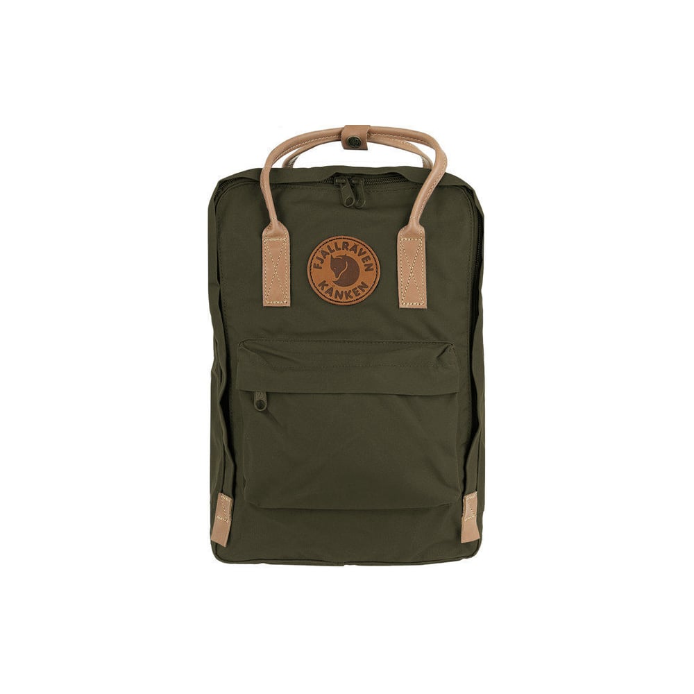 фото Рюкзак fjallraven kanken no. 2 laptop 15", оливковый, 28х16х40 см, 18 л f23569-633