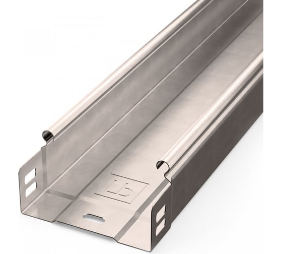 Изображение товара Лоток неперфорированный Промрукав Стандарт INOX (AISI 409) 100x50x3000 (0,7 мм) PR16.2389