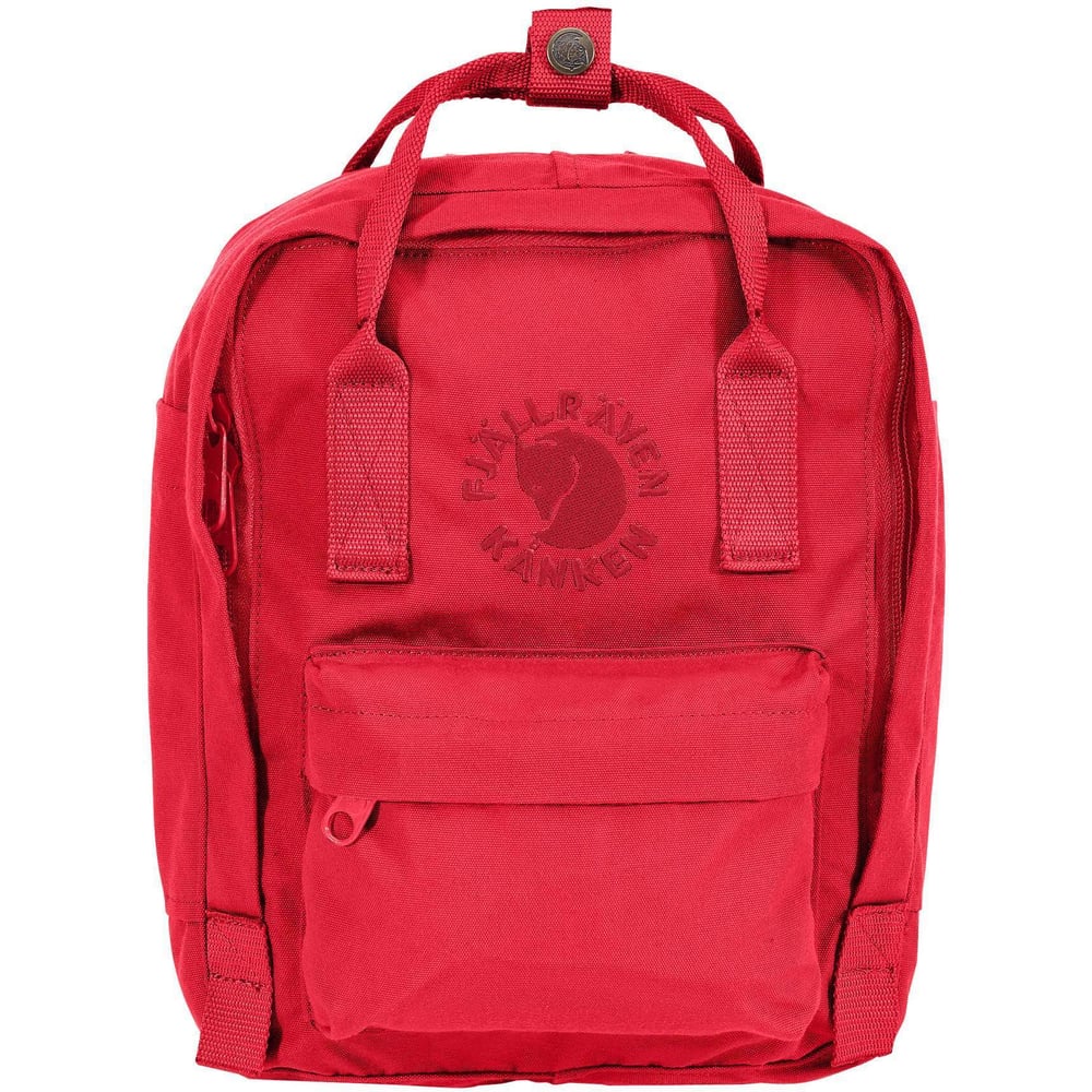 фото Рюкзак fjallraven re-kanken mini, красный, 20х13х29 см, 7 л f23549-320