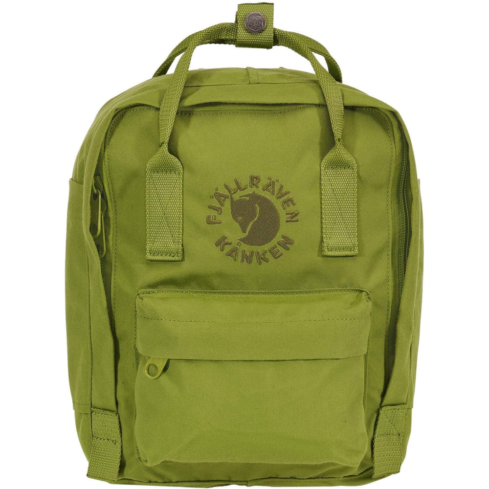 фото Рюкзак fjallraven re-kanken mini, зеленый, 20х13х29 см, 7 л f23549-607