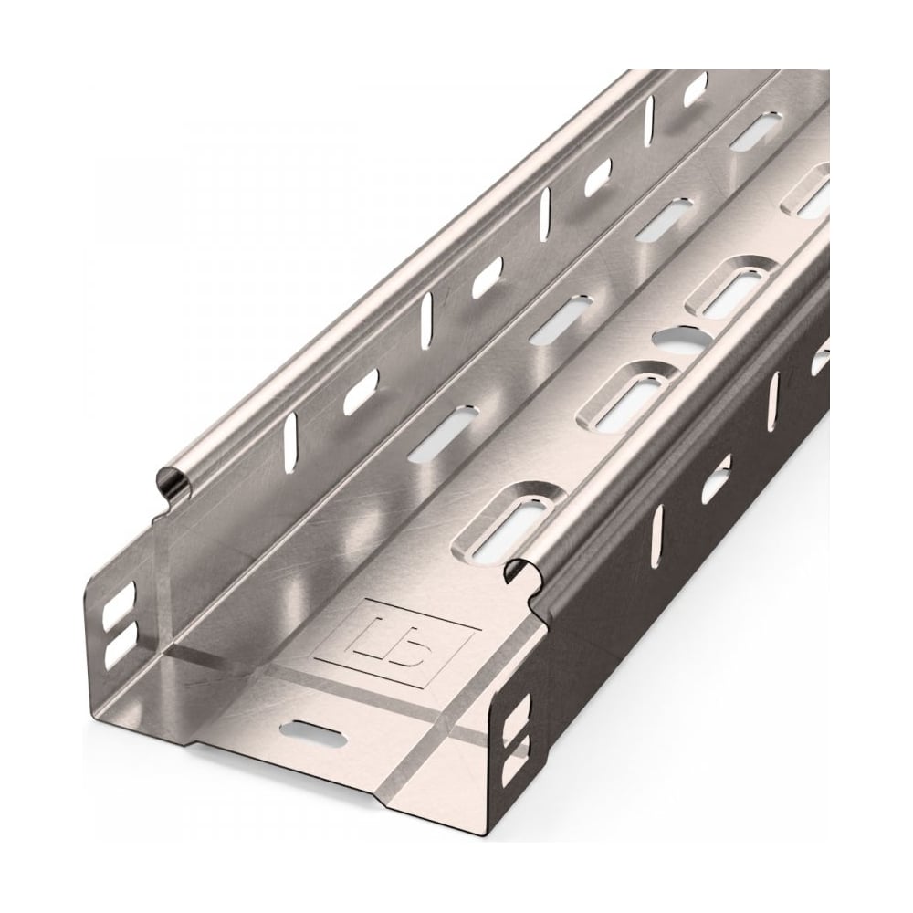 Изображение товара Лоток перфорированный Промрукав Стандарт INOX (AISI 409) 100x50x3000 (0,7 мм) PR16.2411