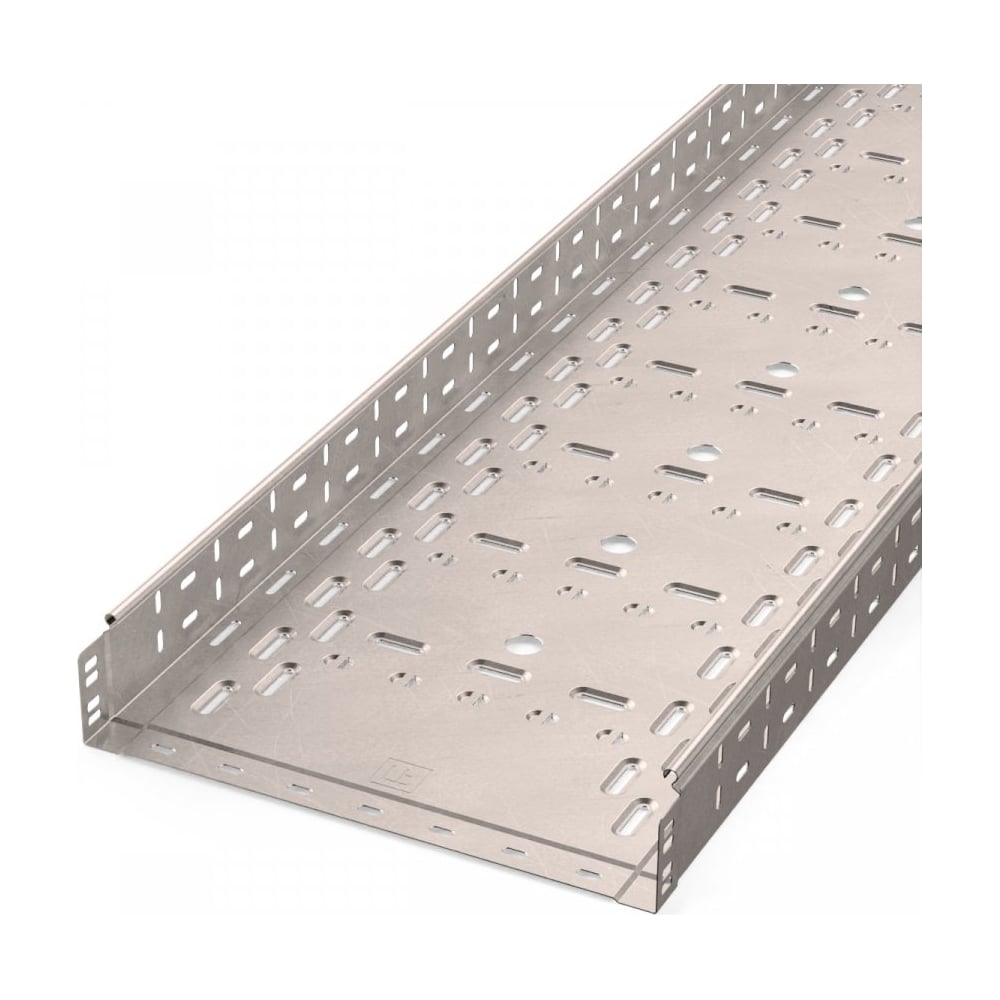 Изображение товара Перфорированный лоток из нержавеющей стали AISI 409 400x80x3000 мм для электромонтажа
