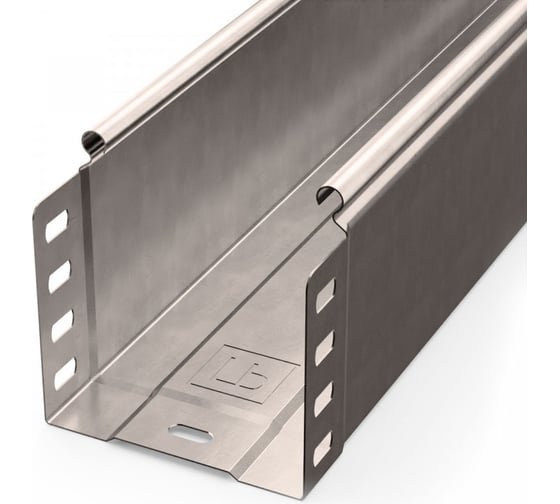 Изображение товара Лоток неперфорированный Промрукав Стандарт INOX (AISI 409) 100x100x3000 (0,7 мм) PR16.2388