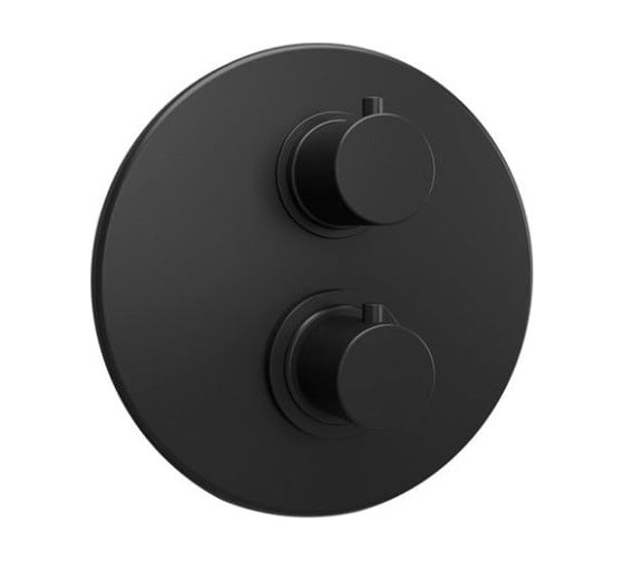 Изображение товара Встраиваемый смеситель для душа Paini Cox с термостатом, черный матовый, покрытие PVD 30978