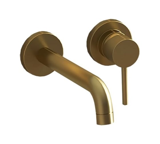 Изображение товара Встраиваемый смеситель для раковины Paini Cox, матовое золото 31297